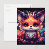 Carte Postale Petit diable rusé (Devant / Derrière)