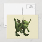 Carte Postale Petit Dragon (Devant / Derrière)