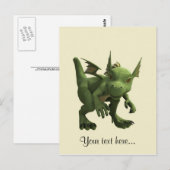 Carte Postale Petit dragon (Devant / Derrière)