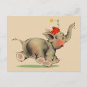 Carte Postale Petit éléphant (Devant)
