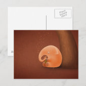 Carte Postale Petit éléphant, grande ukulélé (Devant / Derrière)