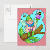 Carte Postale petit Elf (Devant / Derrière)