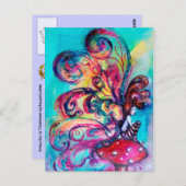 Carte Postale Petit Elfe de Champignons (Devant / Derrière)