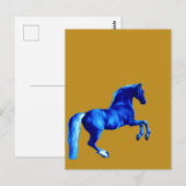Carte Postale Petit-fils de Godolphin Arabian Blu Canvas Imprime (Devant / Derrière)
