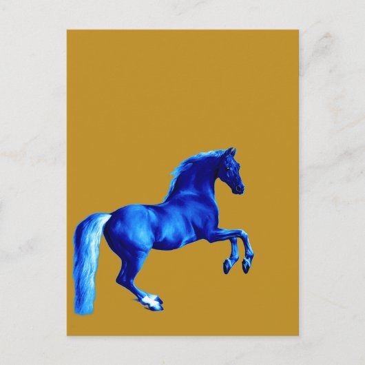 Carte Postale Petit-fils de Godolphin Arabian Blu Canvas Imprime (Devant)