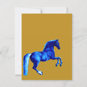 Carte Postale Petit-fils de Godolphin Arabian Blu Canvas Imprime