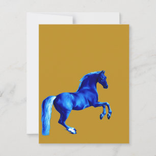 Carte Postale Petit-fils du Godolphin Arabian ... Blue Horse