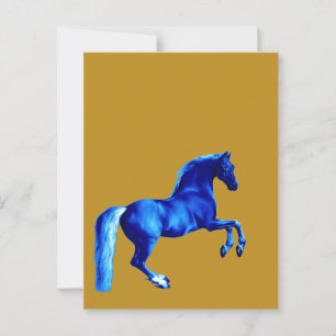 Carte Postale Petit-fils du Godolphin Arabian ... Blue Horse