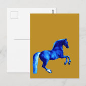 Carte Postale Petit-fils du Godolphin Arabian ... Blue Horse (Devant / Derrière)