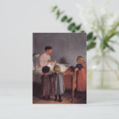 Carte Postale Petit frère beau art peinture mère enfant (Debout devant)