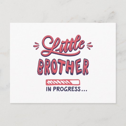 Carte Postale Petit frère en cours (Devant)