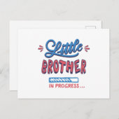 Carte Postale Petit frère en route (Devant / Derrière)