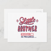 Carte Postale Petit frère en route (Devant / Derrière)