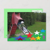 CARTE POSTALE PETIT GARÇON (Devant / Derrière)