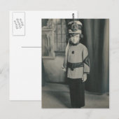 carte postale petit garçon (Devant / Derrière)