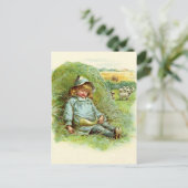 Carte Postale Petit Garçon Blue Nursery Rhyme (Debout devant)