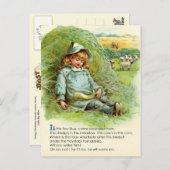 Carte Postale Petit Garçon Blue Nursery Rhyme (Devant / Derrière)