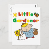 Carte Postale Petit Gardener T-shirts et cadeaux (Devant / Derrière)