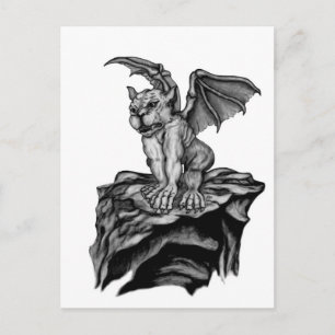 Carte Postale Petit Gargouille Golem