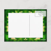 Carte Postale Petit homme vert (Dos)