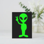 Carte Postale Petit homme vert (Debout devant)