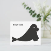 Carte Postale Petit léopard de mer (Debout devant)