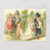 Carte Postale Petit Mariage Piggy (Devant)