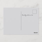 Carte Postale Petit Merci de Baby shower Citrouille (Dos)