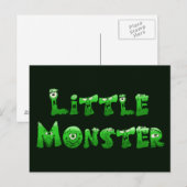 Carte Postale Petit monstre tombé (Devant / Derrière)