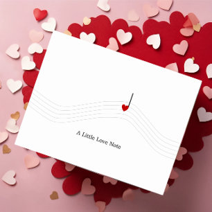 Carte Postale Petit mot d'amour