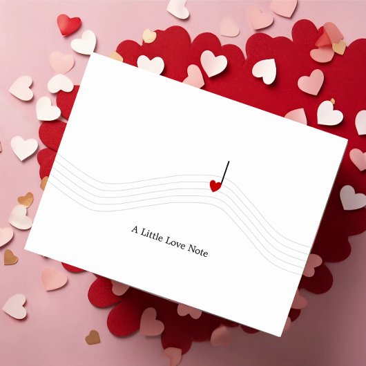 Carte Postale Petit mot d'amour