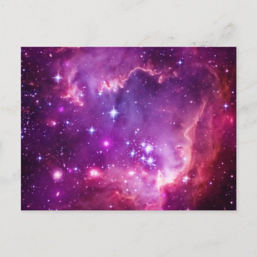 Carte Postale Petit Nuage de Magellan teinté de pourpre (Devant)