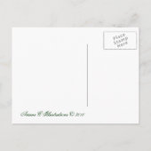 Carte Postale Petit ours au miel, Bonjour ! (Dos)