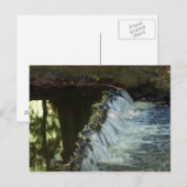Carte postale Petit pas de cascade (Devant / Derrière)