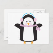 Carte Postale Petit Penguin (Devant / Derrière)