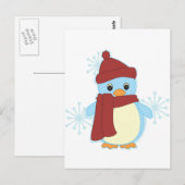 Carte Postale Petit pingouin (Devant / Derrière)