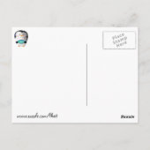 Carte Postale Petit Pingouin mignon (Dos)