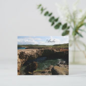 Carte Postale Petit pont naturel dans Aruba (Debout devant)