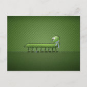 Carte Postale Petit problème (vert) (Devant)