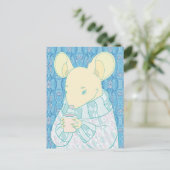Carte Postale Petit Rat Confortable (Debout devant)