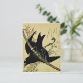 Carte Postale Petit Raven avec l'épée de clan de Minamoto (Debout devant)