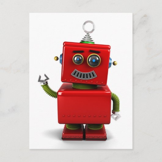 Carte Postale Petit robot (Devant)