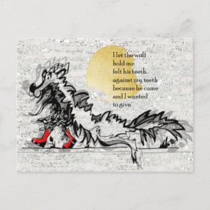 Carte Postale Petit rouge