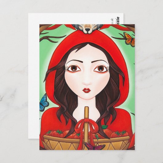 Carte Postale Petit rouge (Devant / Derrière)