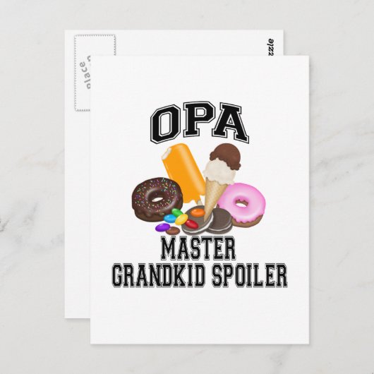 Carte Postale Petit Spoiler Opa (Devant / Derrière)