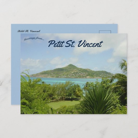 Carte Postale Petit St Vincent (Devant / Derrière)