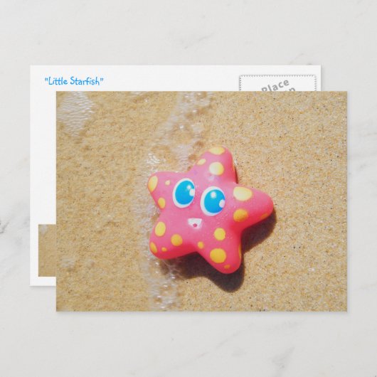 Carte Postale Petit Starfish (Devant / Derrière)