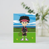 Carte postale Petit Tennis Boy (Debout devant)