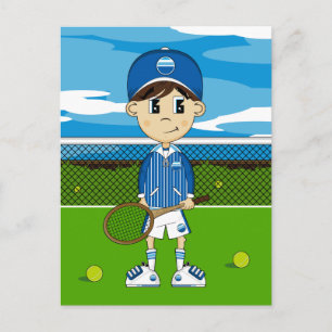Carte postale Petit Tennis Boy