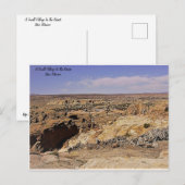 Carte Postale Petit Village Dans Le Désert Du Nouveau-Mexique (Devant / Derrière)